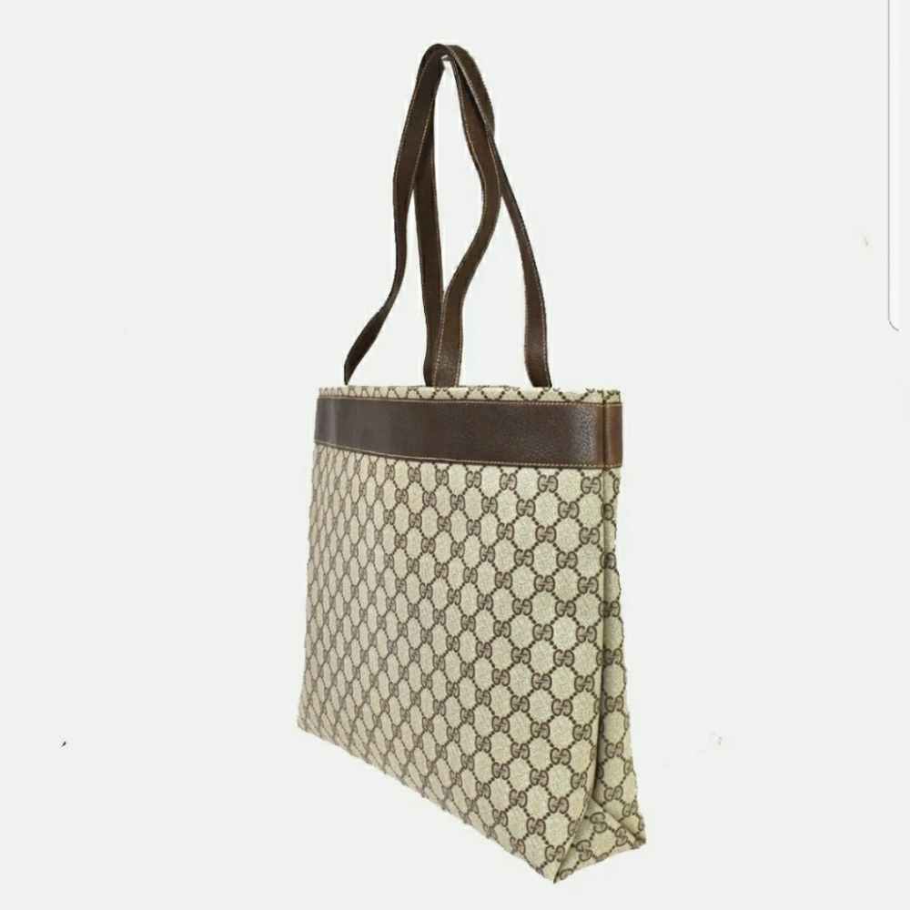 Gucci Interlocking Gg Pattern Shoulder Tote Bag - image 3